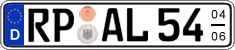 German license plate, Seasonal plates