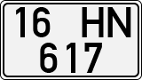 License plate of Turkey, Regular plates