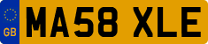 License plate of the United Kingdom, 2001 year system