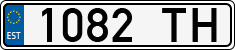 License plate of Estonia, Special vehicles
