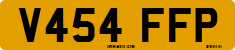 License plate of the United Kingdom, 1983 year system