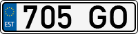 License plate of Estonia, Trailers
