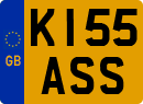 License plate of the United Kingdom, 1983 year system