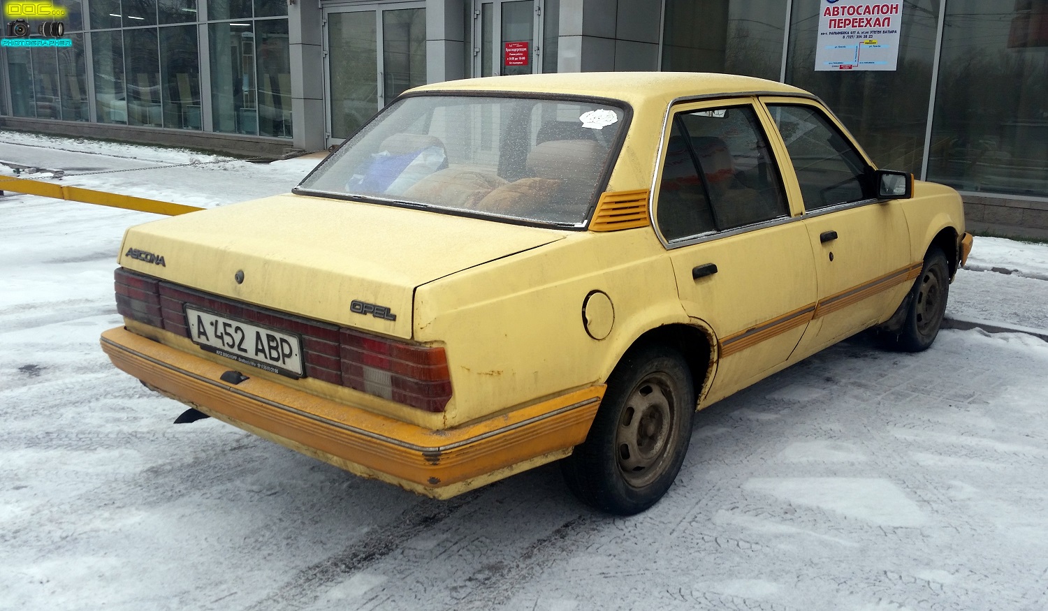 A 452 ABP, Opel Ascona 3rd gen 4-door Sedan (C), 1981–1988