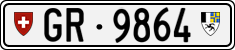 License plate of Switzerland, Cars