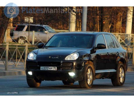 о222нр78, Porsche Cayenne