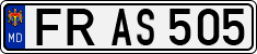 License plate of Moldova, Cars (1992)