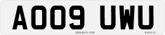 License plate of the United Kingdom, 2001 year system