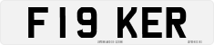 License plate of the United Kingdom, 1983 year system