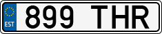 License plate of Estonia, Regular car plates