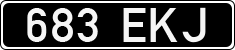 License plate of Estonia, Regular car plates