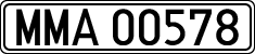 License plates of Spain, Official and military plates