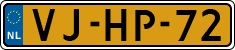 License plate of the Netherlands, Light Commercial Vehicles (1994 system)