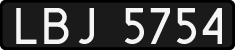 License plates of Poland, 1976 year system