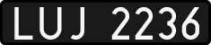 License plates of Poland, 1976 year system