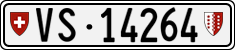 License plate of Switzerland, Cars