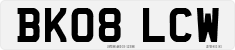 License plate of the United Kingdom, 2001 year system