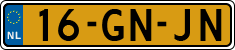 License plate of the Netherlands, Cars