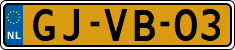 License plate of the Netherlands, Cars