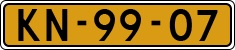 License plate of the Netherlands, Military