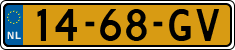License plate of the Netherlands, Border Traffic (1953-2021 system)