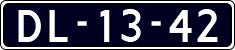 License plate of the Netherlands, Imported oldtimers (cars)