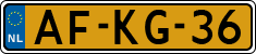 License plate of the Netherlands, Allied Joint Force Command Brunssum