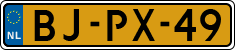 License plate of the Netherlands, Heavy Commercial Vehicles (1994 system)