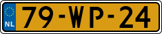 License plate of the Netherlands, Trailers