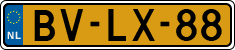 License plate of the Netherlands, Heavy Commercial Vehicles (1994 system)