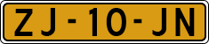 License plate of the Netherlands, Cars