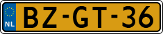 License plate of the Netherlands, Heavy Commercial Vehicles (1994 system)