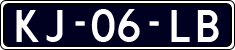 License plate of the Netherlands, Cars