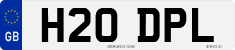 License plate of the United Kingdom, 1983 year system