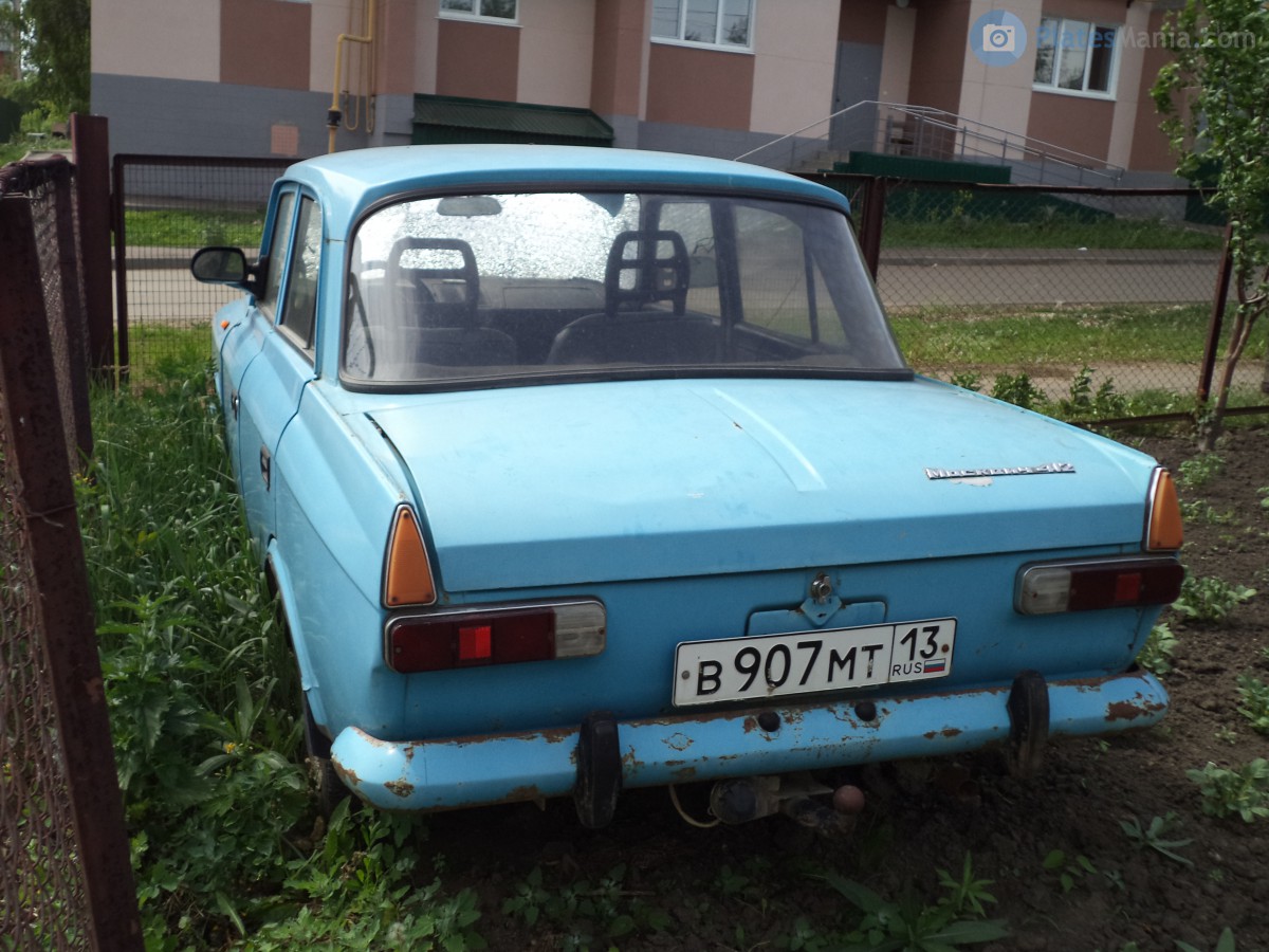 в 907 мт 13, Izh Москвич-408/412 (Moskvich-408/412) 412ИЭ-028, 1982–1999