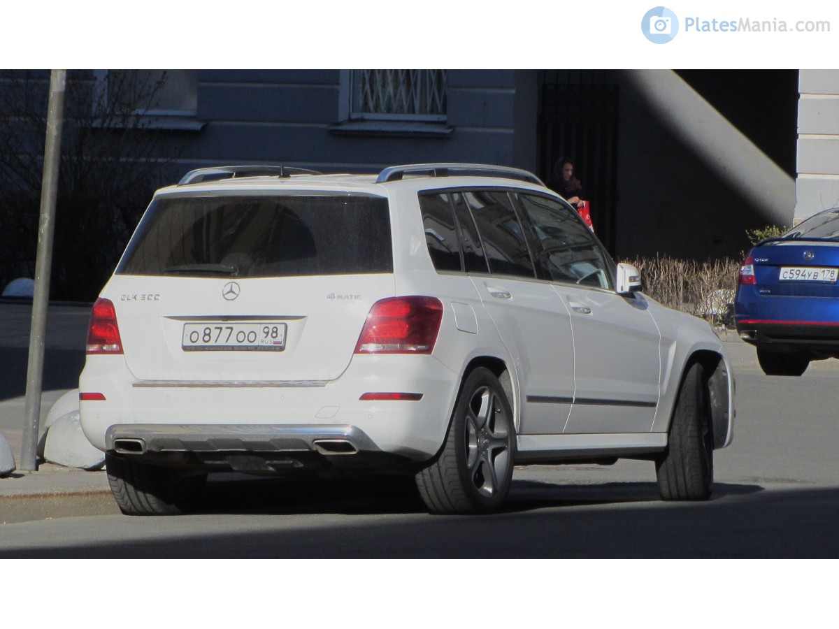 о 877 оо 98, Mercedes-Benz GLK-Klasse 1st gen (X204), facelift, 2012–2015