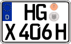 German license plate, Plates for oldtimers (type 