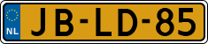 License plate of the Netherlands, Cars