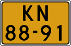 License plate of the Netherlands, Military