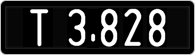 License plate of Austria, 1947 year system