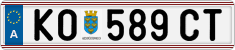License plate of Austria, Regular plates
