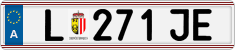 License plate of Austria, Regular plates