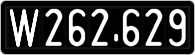 License plate of Austria, 1947 year system