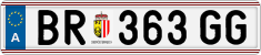 License plate of Austria, Regular plates