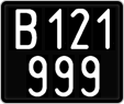 License plate of Austria, 1947 year system