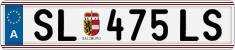 License plate of Austria, Regular plates