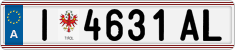 License plate of Austria, Regular plates