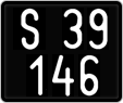 License plate of Austria, 1947 year system