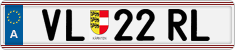 License plate of Austria, Regular plates