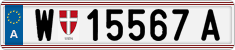 License plate of Austria, Regular plates